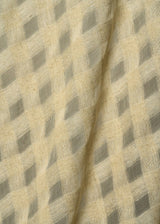 1 Yard Natural Linen Rayon Spirit 1 Inch Checker Mesh Fabric Lightweight 60 Inch Width
