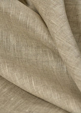 1 Yard Mixed Natural Pure Linen Fabric, Midweight Flat Weave Solid 60 Inches Wide for Apparel and Décor