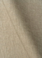 1 Yard Two Tone Melange Linen Fabric Natural Off White Flat Weave 58 Inches Wide