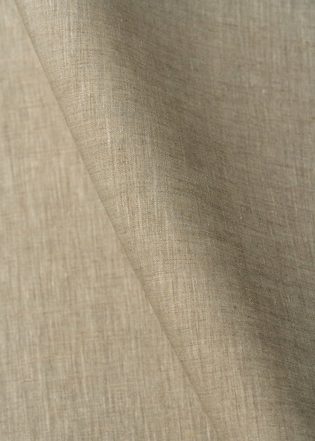 1 Yard Two Tone Melange Linen Fabric Natural Off White Flat Weave 58 Inches Wide