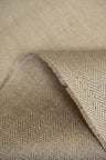 1 Yard Premium Natural Irish Linen Herringbone Soft Durable Sewing Fabric 57" Width
