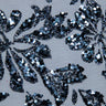 1 Yard 58" Tulle Lace Fabric with Floral Glitter Elegant Mesh Material for Fashion & Crafts