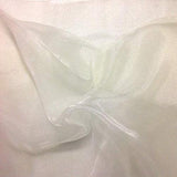 1 Yard Sparkle Crystal Sheer Organza Fabric, 60? Wide Shiny 100% Polyester Fabric for Fashion, Crafts, Decorations