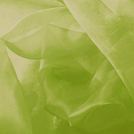1 Yard Sparkle Crystal Sheer Organza Fabric, 60? Wide Shiny 100% Polyester Fabric for Fashion, Crafts, Decorations