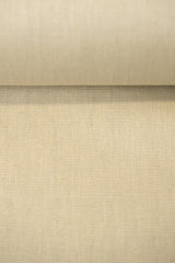 1 Yard Solid Oatmeal Pure Linen Canvas Fabric 10.5 oz Softened 58 Inches Wide