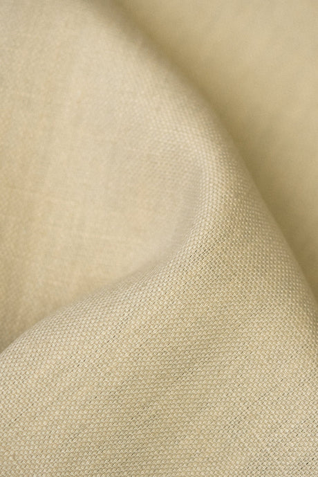 1 Yard Solid Oatmeal Pure Linen Canvas Fabric 10.5 oz Softened 58 Inches Wide