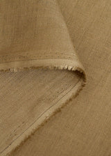 1 Yard Ochre Pure Linen Fabric, Midweight French Yarn Solid 54 Inches Wide