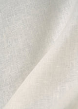 1 Yard Ivory Solid Pure Linen Fabric, Midweight Flat Weave 60 Inches Wide for Apparel and Décor