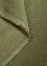 1 Yard Stone Washed Oregano Pure Linen Fabric Midweight 54 Inches Wide