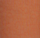 Organza Jacquard WG05016 Swirl Peach Polyester Fabric - Swirl Peach, 57/58" Width (1 Yard)