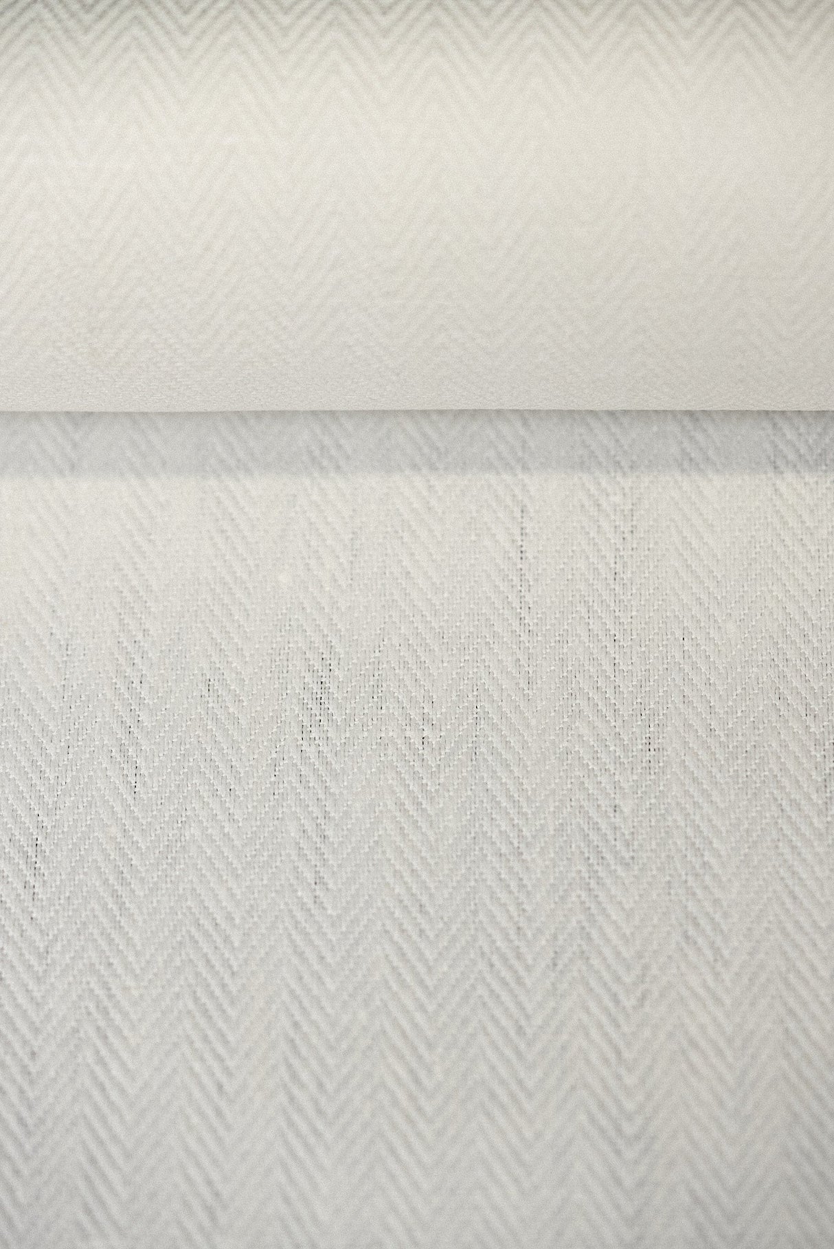 1 Yard Off White Irish Linen Herringbone Natural Durable Sewing Fabric 57" Width