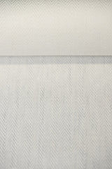 1 Yard Off White Irish Linen Herringbone Natural Durable Sewing Fabric 57" Width