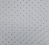 1 Yard Blue or Charcoal Clip Dot Chiffon Fabric, 57/58" Wide Lightweight Soft Draping Polyester