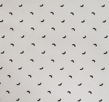 1 Yard Elegant Poly Dull Satin Fabric, Beige/Black | 57/58" Wide Shiny & Matte Finish
