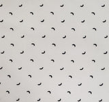 Poly Dull Satin 1D1377 Polyester Fabric - Beige/Black, 57/58" Width