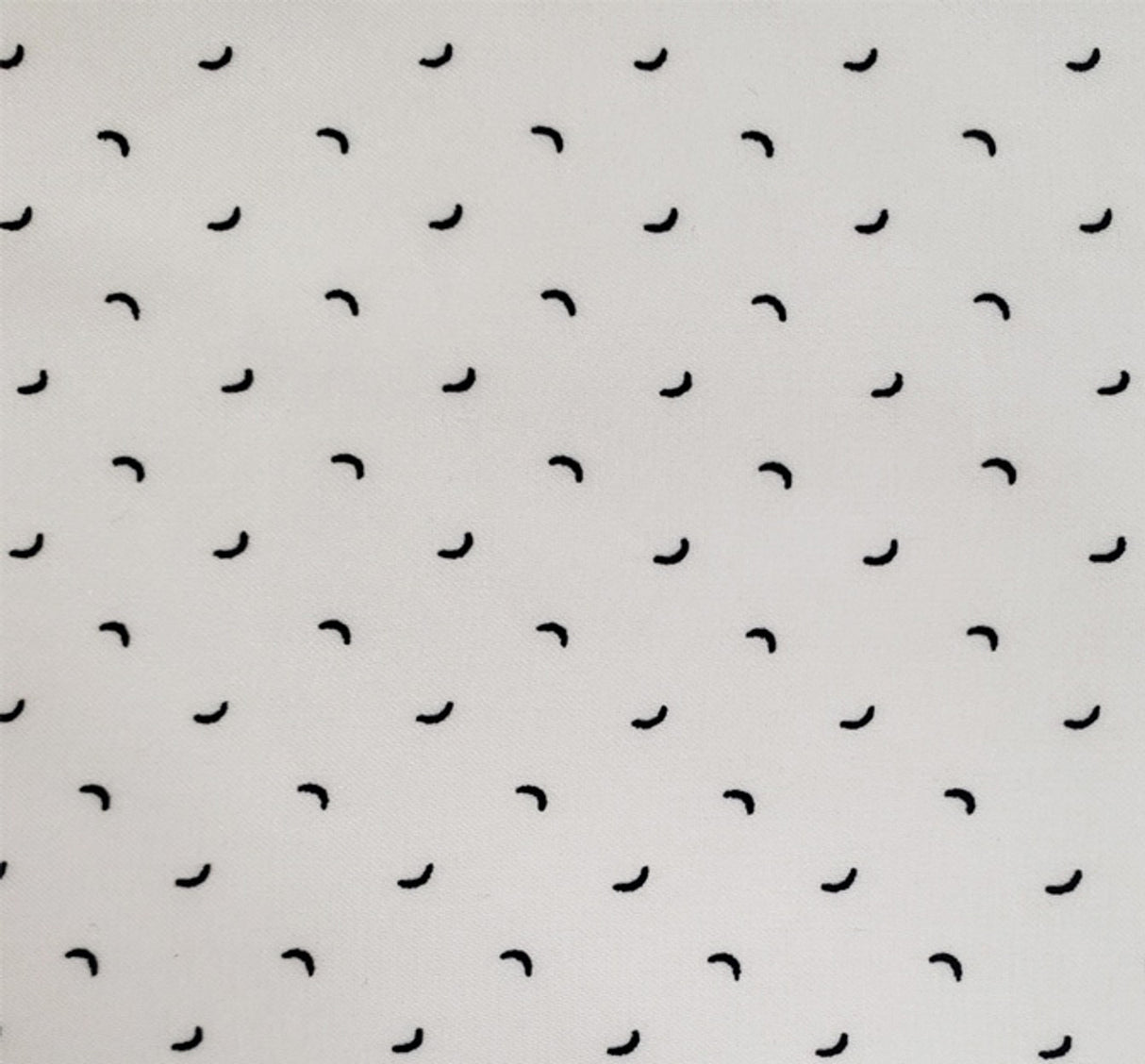 1 Yard Poly Dull Satin Beige/Black Woven Fabric, 57/58" Wide