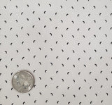 Poly Dull Satin 1D1377 Polyester Fabric - Beige/Black, 57/58" Width