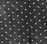 1 Yard Poly Dull Satin Fabric Black/Ivory, 57/58" Wide Medium Weight Apparel & Décor Fabric