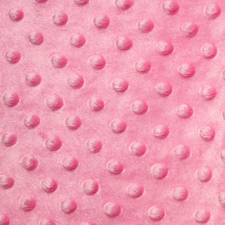 1 Yard Minky Dimple Dot Faux Fur Fabric, 60″ Wide 100% Polyester