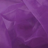 1 Yard Sparkle Crystal Sheer Organza Fabric, 60? Wide Shiny 100% Polyester Fabric for Fashion, Crafts, Decorations