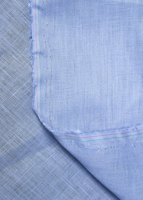 1 Yard Periwinkle Linen Fabric Softened Lightweight Solid 55 Inches Wide for Apparel and Crafts