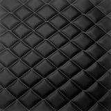 1 Yard Diamond Quilted Foam Backed Faux Leather Vinyl Fabric
