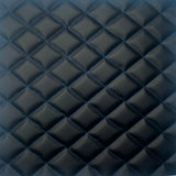 1 Yard Diamond Quilted Foam Backed Faux Leather Vinyl Fabric