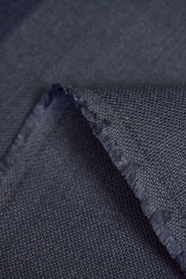 1 Yard Solid Platinum Pure Linen Fabric Heavyweight 15.5 oz 54 Inches Wide
