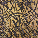 1 Yard Shattered Glass Metallic Foil Spandex 80/20 Nylon Stretch Fabric