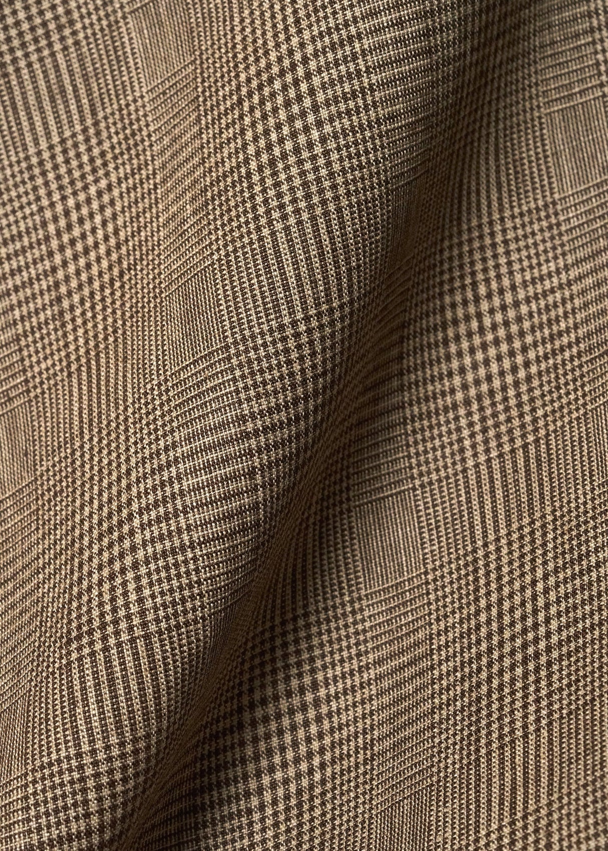 1 Yard Pure Linen Two Tone Plaid Jacquard Fabric 60" Width