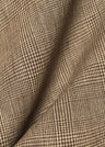 1 Yard Pure Linen Two Tone Plaid Jacquard Fabric 60" Width