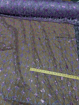 1 Yard Pyramid Lace Fabric by the Yard with Stretch and Sheen 55" Width