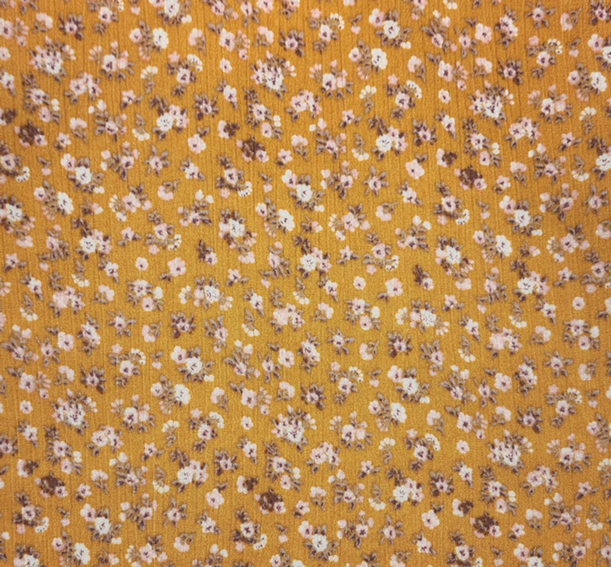 Rayon Crinkle Beige/Black 1 Yard Lightweight Apparel Fabric 100% Rayon 50/52” Wide
