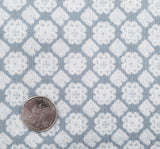 1 Yard Rayon Crinkle Fabric Blue and Off White For Skirts Tops And Accessories 50/52 Inches Width