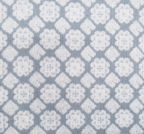1 Yard Rayon Crinkle Fabric Blue and Off White For Skirts Tops And Accessories 50/52 Inches Width