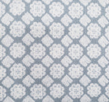 1 Yard Rayon Crinkle Fabric Blue and Off White For Skirts Tops And Accessories 50/52 Inches Width