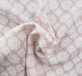 1 Yard Nude Pink Rayon Crinkle Fabric Lightweight Apparel Sewing Material for Dresses 50/52 Inch Width