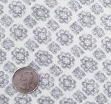 Rayon Crinkle 1D1229 100 Percent Rayon Fabric - Off White/Gray Crinkle Texture, 50/52" Width (1 Yard)