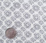 1 Yard Off White Gray Crinkle Rayon Fabric for Apparel Sewing Dress Material 50/52 Inch Width