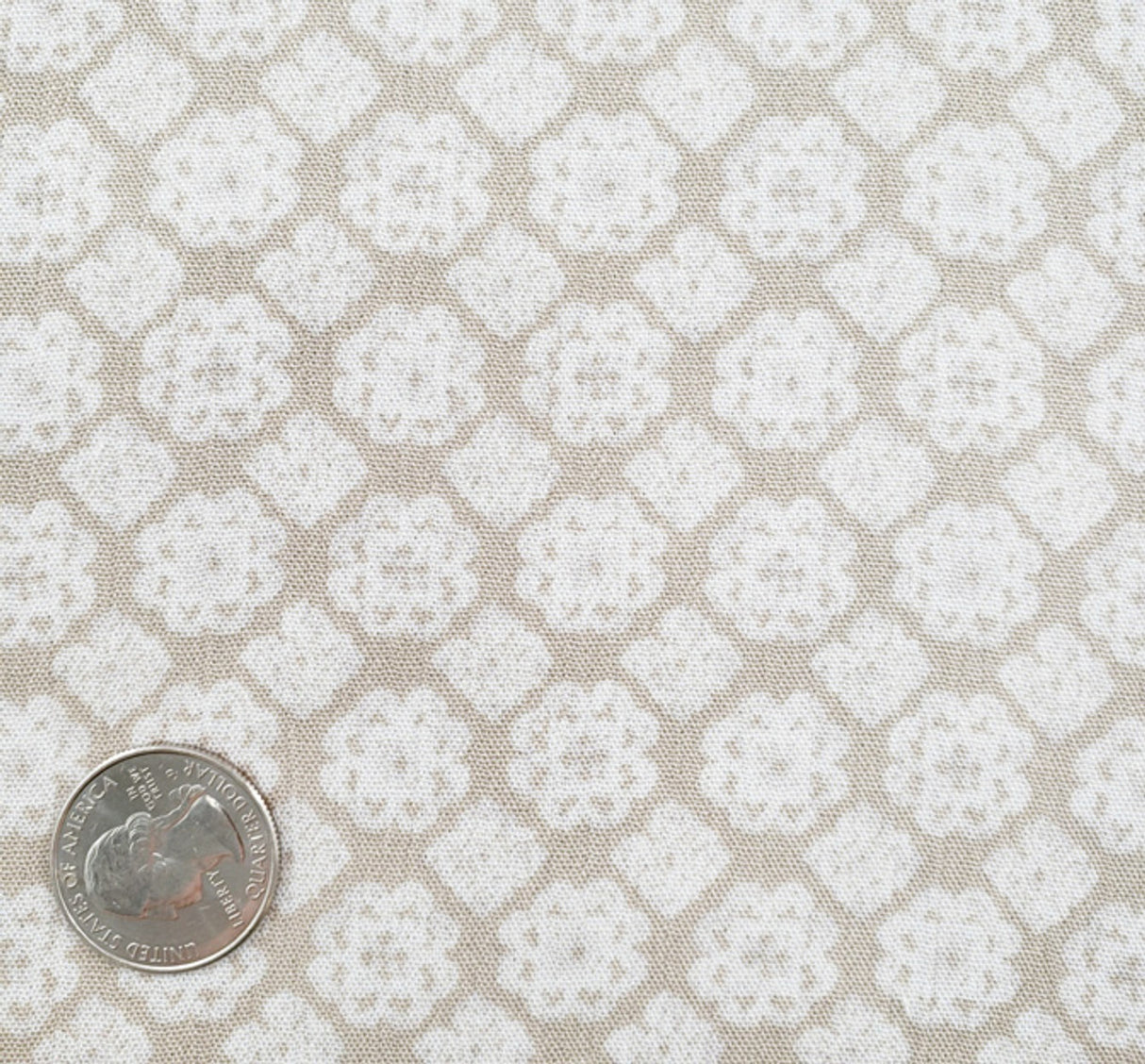 1 Yard Rayon Crinkle Taupe Woven Fabric, 50/52" Wide 100% Rayon