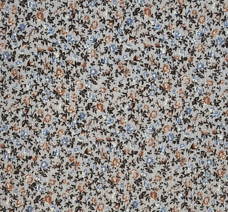 1 Yard Rayon Crinkle Gray Fabric for Dresses Blouses Skirts and Summer Apparel 50 52 Width