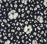 1 Yard Rayon Crinkle Polar Night Woven Fabric Lightweight 50/52” Wide 100% Rayon