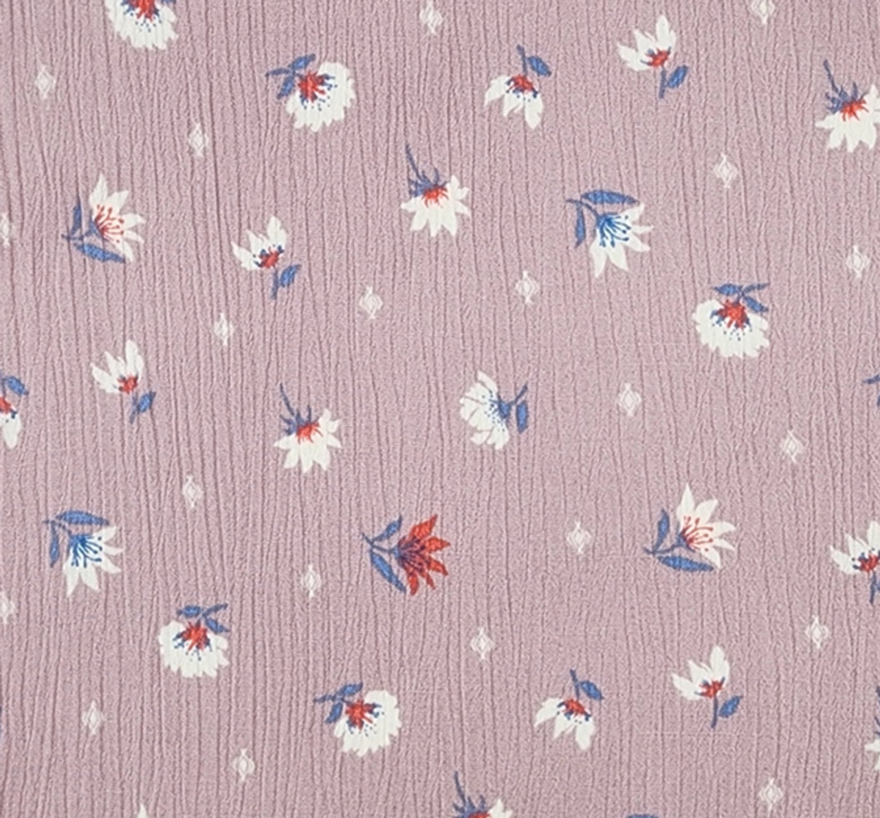 Rayon Crinkle Lavender 50/52” Lightweight Textured Fabric