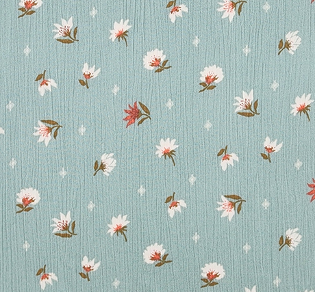1 Yard Seafoam Rayon Crinkle Apparel Fabric 50/52 inches Width