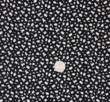 1 Yard Rayon Crinkle Fabric Black Taupe Wide Lightweight Apparel Material 50/52 Inches Width