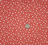 1 Yard Crinkle Rayon Fabric Burnt Coral Lightweight Apparel Material 50/52 Inches Width