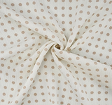 1 Yard Rayon Crinkle Ivory Woven Fabric, 50/52" Wide 100% Rayon