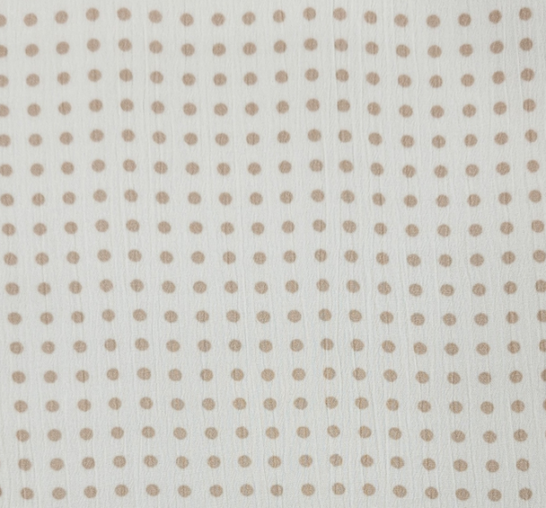 1 Yard Ivory Rayon Crinkle Fabric For Flowing Dresses Blouses Skirts Sewing Apparel 50/52" Width