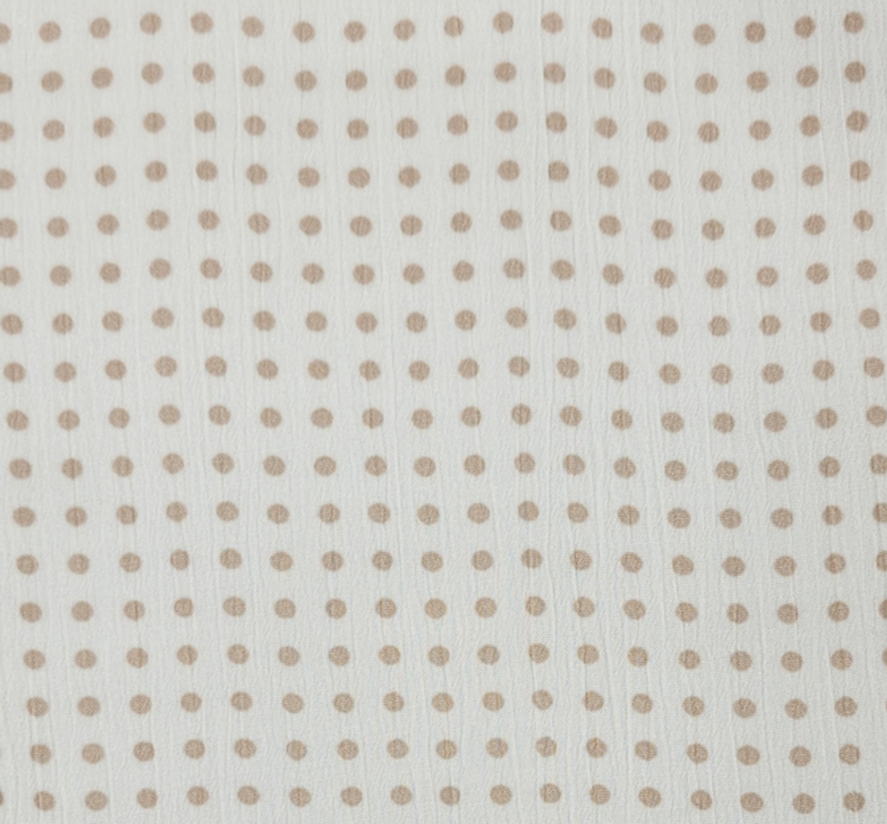 1 Yard Rayon Crinkle Ivory Woven Fabric, 50/52" Wide 100% Rayon