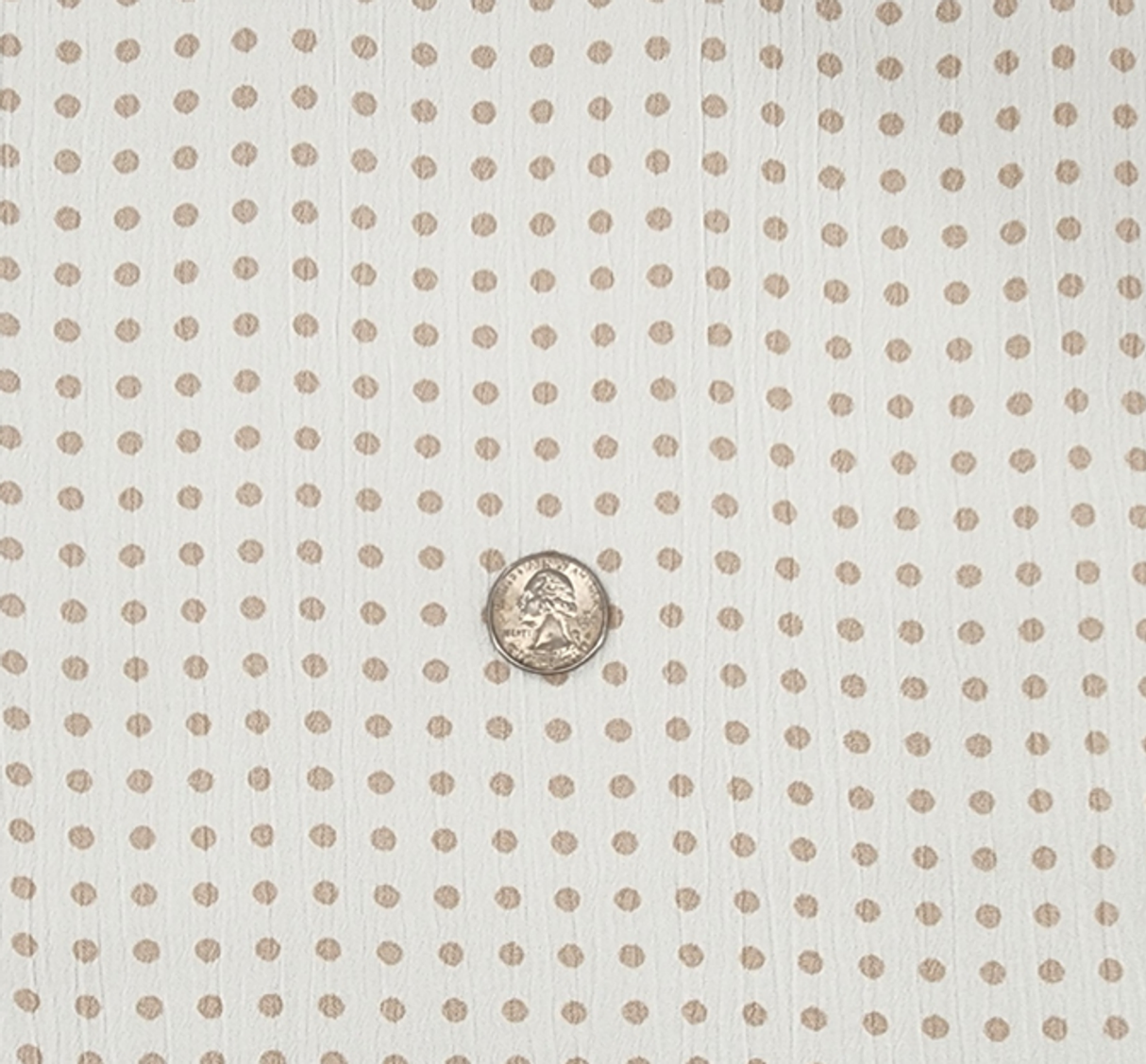 1 Yard Rayon Crinkle Ivory Woven Fabric, 50/52" Wide 100% Rayon